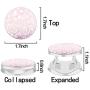 Expanding Stand Grip Mount Socket for Smartphones and Tablets, Multi-Function Mounts and Stands iPhone Holder Collapsible - Pink Glitter