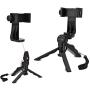 AYNEFY Smartphone Tripod Holder, Portable 3-Axis Handheld Gimbal Stabilizer Support Most Mobile Phones for Outdoor Video Recording