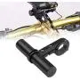 Tbest Bike Handlebar Extender Aluminum Alloy Carbon Tube Extension Space Saver with Double Clamps, Bracket for Bike Light, GPS, Phone etc Tbest Bike Handlebar Extender Aluminum Alloy Carbon Tube Extension Space Saver with Double Clamps, Bracket for Bike Light, GPS, Phone etc