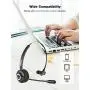 Bluetooth Headset, Newest V5.0 Sanfant Trucker Bluetooth Headset with Mic Noise Canceling & Flexible, 18-hrs Talk Time Office Wireless Headset, On-Ear Car Headset for Cell Phone/PC/Office/Car(Black) Bluetooth Headset, Newest V5.0 Sanfant Trucker Bluetooth Headset with Mic Noise Canceling & Flexible, 18-hrs Talk Time Office Wireless Headset, On-Ear Car Headset for Cell Phone/PC/Office/Car(Black)