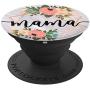 Mama In Rose Pink & Flowers PACM024e PopSockets Grip and Stand for Phones and Tablets