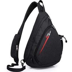 KAKA Sling Bag,Crossbody Backpack Shoulder Bag Travel With USB Charging Port