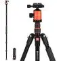 GEEKOTO 77 Tripod, Camera Tripod for DSLR, Compact Aluminum Tripod with 360 Degree Ball Head and 8kgs Load for Travel and Work GEEKOTO 77 Tripod, Camera Tripod for DSLR, Compact Aluminum Tripod with 360 Degree Ball Head and 8kgs Load for Travel and Work