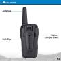 Midland - X-TALKER T51VP3, 22 Channel FRS Two-Way Radio - Extended Range, 38 Privacy Codes, NOAA Weather Alert (3 Pack) (Black/Orange)