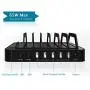 Kavalan 7 Port USB Charging Station Dock with 2 PD Charging Port, Charging Organizer Universal Desktop Tablet & Smartphone Multi-Device Charger Hub