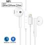 [Apple MFi Certified] Apple Earbuds with Lightning Connector(Built-in Microphone & Volume Control) In-Ear Stereo Headphones Headset Compatible with iPhone SE/11/XR/XS/7/7 Plus/8/8Plus - All iOS System