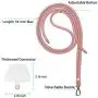 takyu Phone Lanyard, Universal Cell Phone Lanyard with Adjustable Nylon Neck Strap, Phone Tether Safety Strap Compatible with Most Smartphones with Full Coverage Case (Pink) takyu Phone Lanyard, Universal Cell Phone Lanyard with Adjustable Nylon Neck Strap, Phone Tether Safety Strap Compatible with Most Smartphones with Full Coverage Case (Pink)
