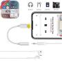 [Apple MFi Certified] iPhone 3.5 mm Headphone Jack Adapter, Lightning to 3.5mm Headphone Aux Audio Dongle Splitter Jack Adaptor Compatible for iPhone 11/11 Pro/XR/XS Max/X/8/7 Support All iOS System