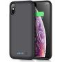 Battery Case for iPhone XS Max,Trswyop 7800mAh Portable Charging Case for iPhone XS Max Rechargeable External Battery Pack Extended Battery Protective Charger Case(6.5 inch)-Black