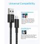 iPhone Charger, Anker 6ft Premium Nylon Lightning Cable [2-Pack], Apple MFi Certified for iPhone Chargers, iPhone SE/Xs/XS Max/XR/X / 8 Plus / 7/6 Plus, iPad Pro Air 2, and More(Black)