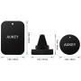 AUKEY Car Phone Mount, Air Vent Magnetic Cell Phone Holder compatible with iPhone X/8/8 Plus/7/7 Plus/6s Plus, Samsung Galaxy, LG, Nexus and More (Black)