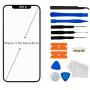 Apple iPhone 11 Pro Max 6.5 inch Outer Glass Lens Screen Replacement with Adhesive and Repair Tool Kit Front Glass Repair kit Compatible with(iPhone 11 Pro Max 6.5 inch)
