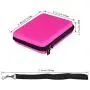 Travel Protective Carrying Storage Bag Compatible for Nintendo 2DS - Hard Shell and Accessories Pocket Storage Organizer for 2DS with Double Zipper, Wrist Strap and Game Storage (Pink) Travel Protective Carrying Storage Bag Compatible for Nintendo 2DS - Hard Shell and Accessories Pocket Storage Organizer for 2DS with Double Zipper, Wrist Strap and Game Storage (Pink)