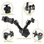 7 Inch Adjustable Articulating Friction Magic Arm with Large Metal Camera Clamp for DSLR Camera Rig, Tripod, Photography Studio, LCD/DV Monitor, Microphone 7 Inch Adjustable Articulating Friction Magic Arm with Large Metal Camera Clamp for DSLR Camera Rig, Tripod, Photography Studio, LCD/DV Monitor, Microphone