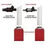 AUTOOL Flush Cleaner Adapter for Car Fuel Injector Tester Fuel Pump Pressure Test Automotive Diesel Gas Injectors Nozzles Unlimited Pulse Cleaner AUTOOL Flush Cleaner Adapter for Car Fuel Injector Tester Fuel Pump Pressure Test Automotive Diesel Gas Injectors Nozzles Unlimited Pulse Cleaner
