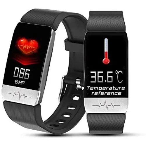 3Cloudge Fitness Tracker Body Temperature Heart Rate Monitor, IP67 Waterproof Activity Tracker for Women and Men Smart Bracelet Fitness Watch with Sleep Monitor Calorie Counter Pedometer Smart Watch 3Cloudge Fitness Tracker Body Temperature Heart Rate Monitor, IP67 Waterproof Activity Tracker for Women and Men Smart Bracelet Fitness Watch with Sleep Monitor Calorie Counter Pedometer Smart Watch