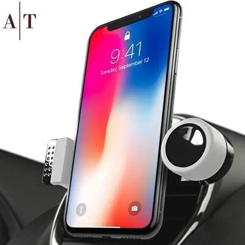 Cell Phone Holder for Car Air Vents | 360° Rotation Car Phone Mount, Fits All Smartphones - iPhone 11 Pro, 11, X, XR, XS Max, 8, 7, 6, 5, | 6/7/8 Plus | S8, S9, Note 9 | LG | Luxury Vent Phone Holder Cell Phone Holder for Car Air Vents | 360° Rotation Car Phone Mount, Fits All Smartphones - iPhone 11 Pro, 11, X, XR, XS Max, 8, 7, 6, 5, | 6/7/8 Plus | S8, S9, Note 9 | LG | Luxury Vent Phone Holder