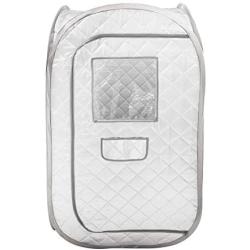 Portable Sauna Tent, Foldable One Person Full Body Spa for Weight Loss Detox Therapy Without Steamer - Grey