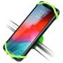 Newppon Bicycle Phone Mount Holder : 360° Rotation Stable Elastic Silicone Motorcycle Smartphone Holder fits iPhone 11 Pro Max SE X Xs Xr Samsung Galaxy S20 S10 S10e GPS Unit 4~7" inches