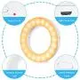 Selfie Ring Light, MercuryGo Rechargeable Portable Clip on 40 LED Circle Light with 3 Light Modes for iPhone/Android Smart Phone Photography, Camera Video Recording, Vlog