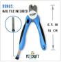 Pet Craft Supply Easy to Use Pet Nail Clippers Trimmers for Dogs & Cats with Pet Safety Guard & Lock, Razor Sharp Blades for Professional & at Home Grooming