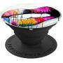 Biting Lips Hot Pink Colorful Painting Design on White PopSockets Grip and Stand for Phones and Tablets Biting Lips Hot Pink Colorful Painting Design on White PopSockets Grip and Stand for Phones and Tablets