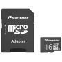 Pioneer microSD Classic with Adapter - C10, U1, Full HD Memory Card (2 Pack) (16G (2pack))