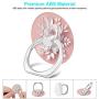 Bonoma Phone Ring Holder, 3 Pack Beach Flowers Butterfly Universal Finger Ring Stand Grip Kickstand Compatible with Smartphones and Tablets