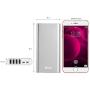 Power Bank 20000mAh,(Thinnest Aluminum)(Ultra High Capacity) BONAI External Battery Pack,4 USB Output Ports(4.8A) Portable Charger,High-Speed Charging for iPhone XS Max 8 7 Plus Samsung S9 S8 - Sliver