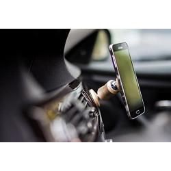 ClutchIt The Original Dual Magnetic Movable Phone Holder and Tablet Mount (Rose Gold)