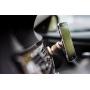 ClutchIt The Original Dual Magnetic Movable Phone Holder and Tablet Mount (Matte Black)
