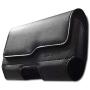 DeBin iPhone 11 iPhone XR Holster, Leather Belt Holster Case with Belt Clip and Loops Cell Phone Holder Pouch for Apple iPhone 11 / XR (Fits Cellphone with Other Case Cover on) Black