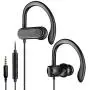 Sport Headphones with Microphone, Running Earbuds with Wrap-Around Ear Hooks, Ideal for for Workout Gym Exercise, Wired Earphones with 3.5mm Plug Compatible with Smartphone Tablet PC, CGS-W3 Sport Headphones with Microphone, Running Earbuds with Wrap-Around Ear Hooks, Ideal for for Workout Gym Exercise, Wired Earphones with 3.5mm Plug Compatible with Smartphone Tablet PC, CGS-W3