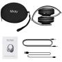 Bluetooth Headphones Wireless,MKay Over Ear Headset V5.0 with Microphone, Foldable & Lightweight, Support Tf Card MP3 Mode and Fm Radio for Cellphones Laptop TV(Black-Gray)