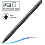 Stylus Pen with Palm Rejection, FOJOJO Active Stylus Compatible with (2018-2020) Apple iPad Pro 11 & 12.9 inch/iPad 7th Gen/iPad 6th Gen/iPad Mini 5th Gen/iPad Air 3rd Gen (Black)