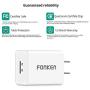 [3-Pack] Quick Charge 3.0, FONKEN 18W 3Amp USB Wall Charger QC 2.0/3.0 Adapter Fast Charger Plug Compatible with Samsung Galaxy S7 S6, Note 5/4, LG G5 V10, Nexus 6,HTC10 (White)