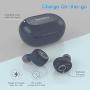 Kurdene Small Wireless Earbuds,Bluetooth Earbuds with Charging Case Bass Sounds IPX8 Waterproof Sports Headphones with Mic Touch Control 24H Playtime for iPhone/Samsung/Android(Royal Blue)