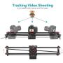 Neewer Motorized Camera Slider, 31.5-inch 2.4G Wireless Control Carbon Fiber Track Rail with Mute Motor/Time Lapse Video Shot/Follow Focus Shot/120 Degree Panoramic Shot for DSLRs, Load up to 22 lbs