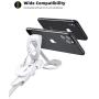 Phone Holder Bed Gooseneck Mount - Lamicall Flexible Arm 360 Mount Clip Bracket Clamp Stand for Cell Phone 11 Pro XS Max XR X 8 7 6 Plus 5 4, Galaxy S10 S9 S8 S7 S6, Overall Length 33.4In(White)