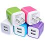 USB Charger Plug, Wall Charger, Charging Block, 5-Pack 2.1A/5V Portable Power Cube Charger Adapter Compatible with iPhone 11/11 Pro Max/Xs Max/Xs/XR/X/8/7/6S/6 Plus, Samsung, LG, Moto, Android Phone