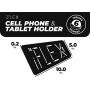 iFLEX Adjustable Cell Phone Stand and Tablet Stand for Work and Home – Flexible Phone Holder is The Perfect iPhone Stand for Video Calls and Holds Any Device – Non-Slip Grip, Strong and Durable