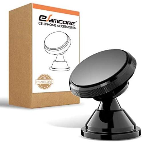 Magnetic Phone Car Mount, eSamcore Powerful Magnets Car Mount Holder for Dashboard with Strong Adhesive, Fits All iPhone Samsung Galaxy Smartphone [1 Pack]