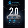 Anker PowerCore II 20000, 20100mAh Portable Charger with Dual USB Ports, PowerIQ 2.0 (up to 18W Output) Power Bank, Fast Charging for iPhone, Samsung and More (Compatible with Quick Charge Devices)