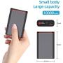 Portable Power Bank Chargers 10000mAh Type C PD 18W and 2 USB QC 3.0 Ports Small External Battery Packs LCD Display for iPhone iPad Huawei Samsung Android Mobile Phone Nintendo Switch Tablets