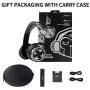 Picun P26 Wireless Headphones Bluetooth 5.0, Monkey Pinking Edition 40H Playtime Hi-Fi Stereo Bluetooth Headphone Over Ear with Mic Foldable Wired/Wireless/TF for Phone with Carrying Case (Camo)
