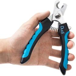 Dudi Dog Nail Clippers and Trimmer - with Quick Safety Guard to Avoid Over-Cutting Toenail - Grooming Razor Sharp Blades for Small Medium Large Breeds