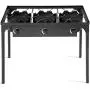 GYMAX Outdoor Stove, 3-Burner High Pressure Propane Gas Camp Stove with Detachable Legs, Perfect for Camping Patio, 225,000-BTU GYMAX Outdoor Stove, 3-Burner High Pressure Propane Gas Camp Stove with Detachable Legs, Perfect for Camping Patio, 225,000-BTU