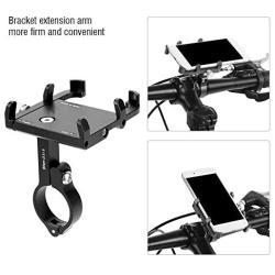 iFCOW Bicycle Phone Holder, GUB PRO2 Road Bicycle Mountain Bike Handlebar Mobile Phone Holder Cycling Accessory Titanium