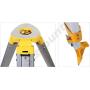 Surveying Tripod, Aluminum Survey Tripod With 5/8-Inch 11-Threaded Flat Head Quick Clamp for Total Station Theodolite