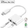 3.5mm Jack for iPhone Headphone Adapter Dongle 2 in 1 Car Charger AUX Cord Converter Splitter Charge & Audio Cables for iPhone 7/7 Plus/8/X/10/11/XR/XS/XS Max Earphone Adaptor Support iOS Systems 3.5mm Jack for iPhone Headphone Adapter Dongle 2 in 1 Car Charger AUX Cord Converter Splitter Charge & Audio Cables for iPhone 7/7 Plus/8/X/10/11/XR/XS/XS Max Earphone Adaptor Support iOS Systems